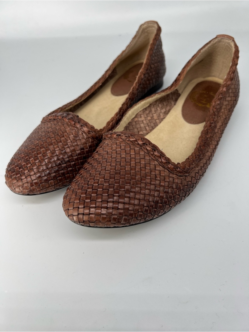 Zoe & Luca woven brown ballet flats 8.5 - Picture 3 of 4
